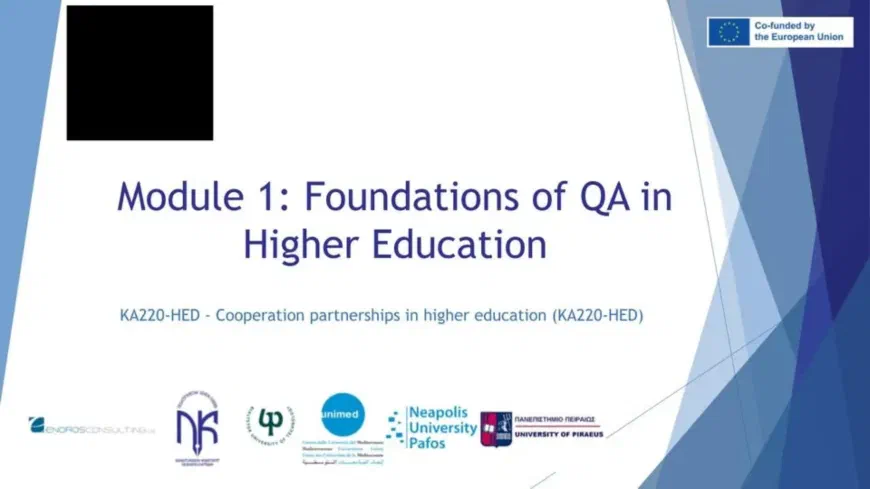 E-QUALITY Training Course | Module 1 is underway: Foundations of QA in Higher Education